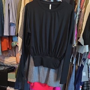 Halara Black Women's Long Sleeved Top